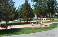 Our pull through patio sites