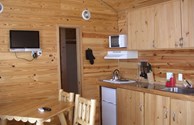 Our lodges have all the conveniences