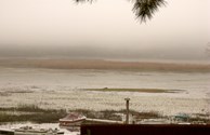 The lake in the fall.
