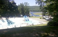 The pools...