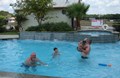 Playing in the pool