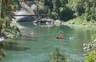 Wenatchee River from events area.