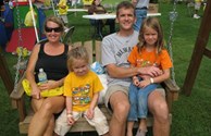 Relaxing at the Kids Carnival