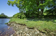 Sitting area on river