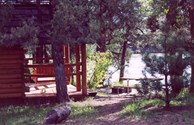 Steps from the your cabin porch to the Yellowstone River.