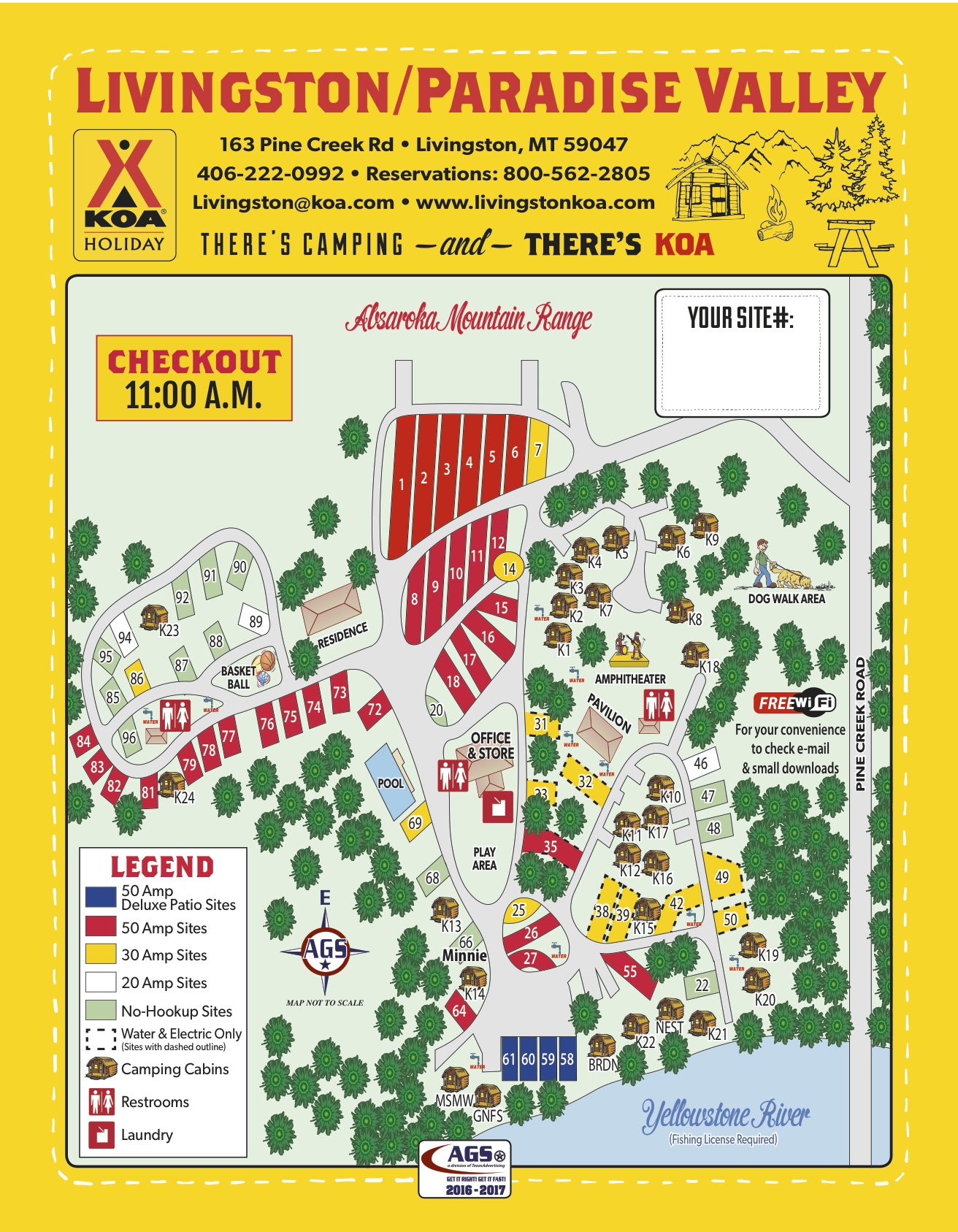 Livingston, Montana Campground Livingston / Paradise Valley KOA