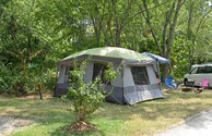Grassy tent sites available