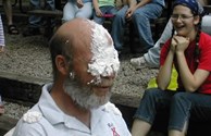 Dad Gets A Pie In The Eye