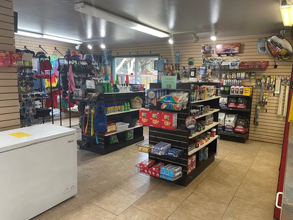Fully stocked convenience store
