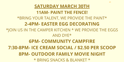 Join Us For Easter Weekend!