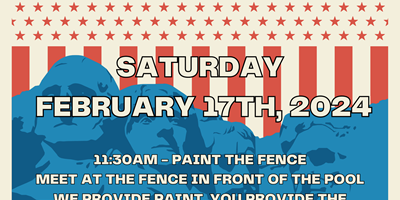Join Us For President&#39;s Day Weekend!