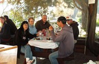 Campers Enjoying Meals