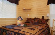Deluxe Cabin Interior Bedroom
