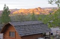 The view from a Kabin near sunset