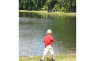 Cast a line in our stocked fishing lake