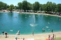 Soak up some rays at the swimming lake!