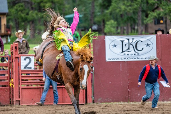 Mount Rushmore Rodeo at Palmer Gulch Photo