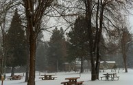 Winter at Mt Shasta City KOA