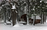 K44 Cabin the snow