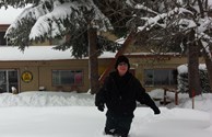 Snow in Mt Shasta