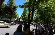 Walking distance from the KOA is a great place to view the parade.