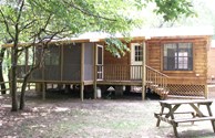 Log Lodge Exterior