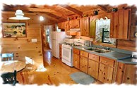 Log Lodge Kitchen