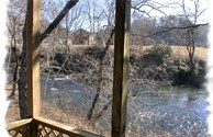 Riverfront Porch overlooking Valley River