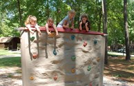 Kids will enjoy our new Climbing Wall!