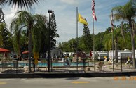 Outside pool