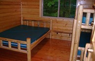 Inside our 1-room Kabin
