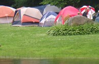 Camping by the Pond