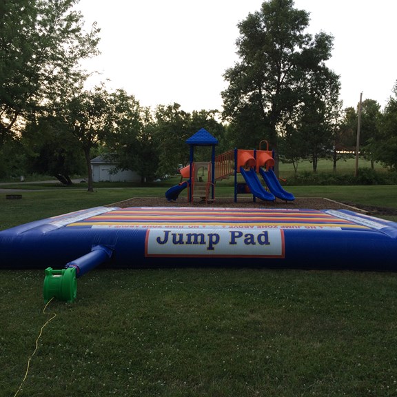 Jumping Pad and Playground!  Hours of fun