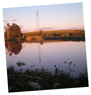 The Newton KOA fishing pond.