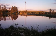 The Newton KOA fishing pond.