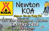 Newton KOA stands for family fun!
