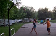 Basketball Court and Community meeting area