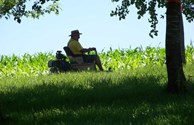 Jim - the lonely mower.