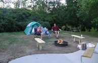 Deluxe Tent Patio Sites