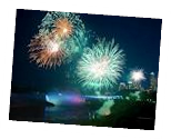Fireworks at Falls Photo