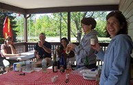 Wine Tasting on the Porch