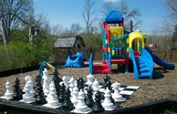 Our Playground with Giant Chess Set