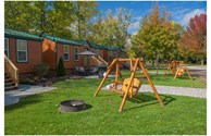 Front Lawn of The Deluxe Cabins