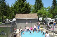Relaxing at the Wading Pool