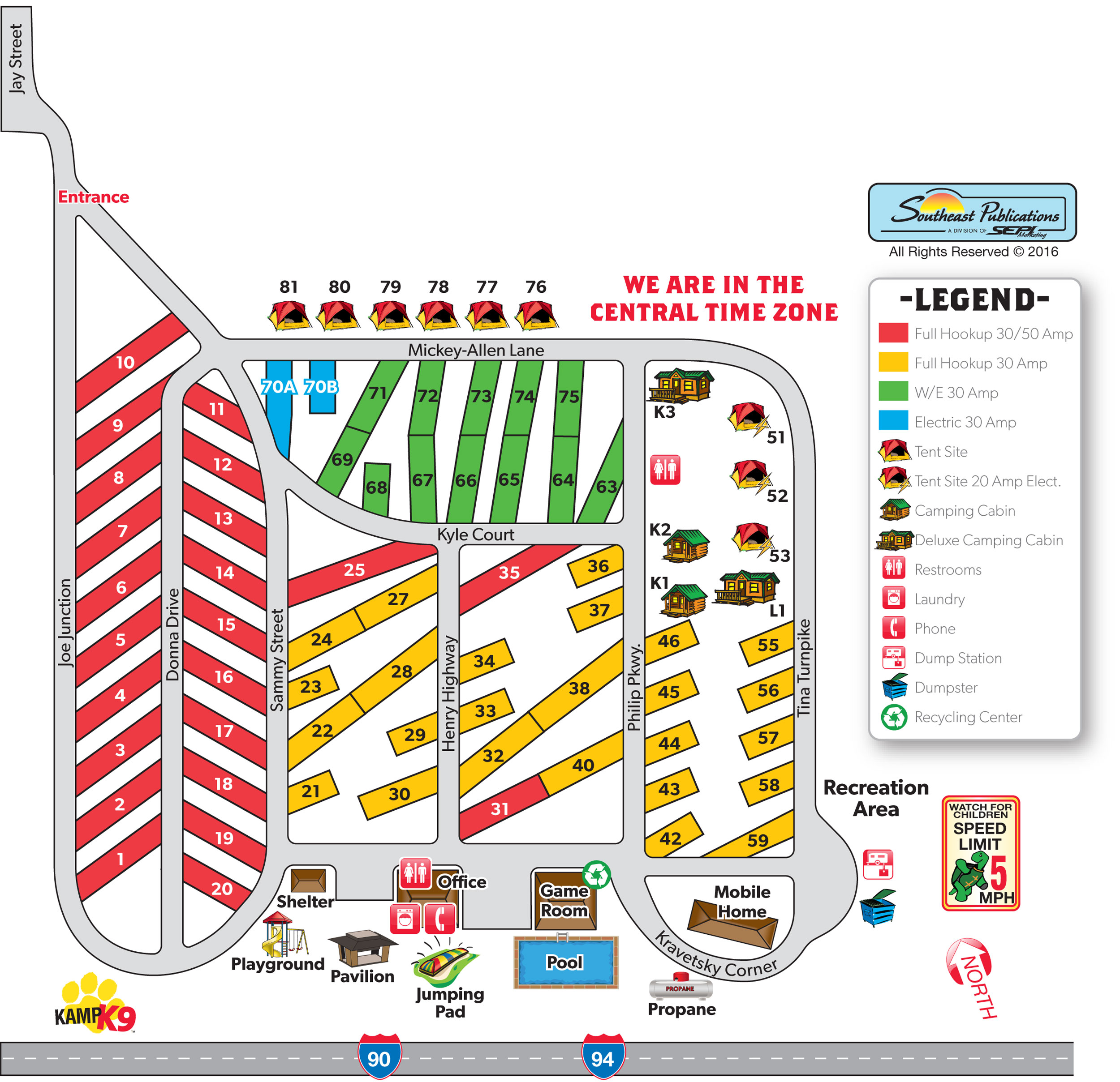 Oakdale, Wisconsin Campground Oakdale KOA