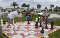 Giant Chess and Checkers