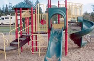 Kids can burn up some energy in our playground