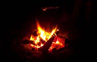 Relax by a Crackling Campfire