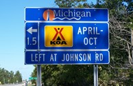 You Know You're Close to The Oscoda KOA When....
