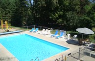 Our heated pool is waiting for you
